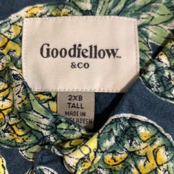 Goodfellow & Co Men’s Hawaiian Shirt size 2XB - Picture 2 of 8